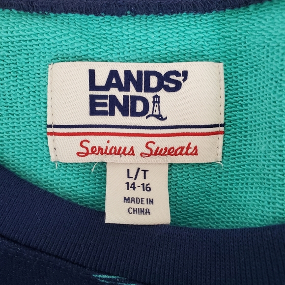 Lands' End Serious Sweats Crewneck Sweatshirt Tunic Plus Size Large/Tall - Picture 13 of 15